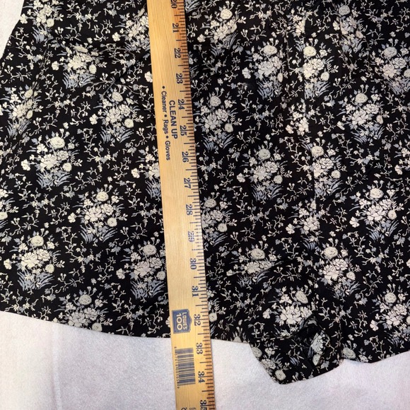 Anthropologie Katerina button front Floral Print boho Short Sleeve Romper XL - Picture 9 of 14